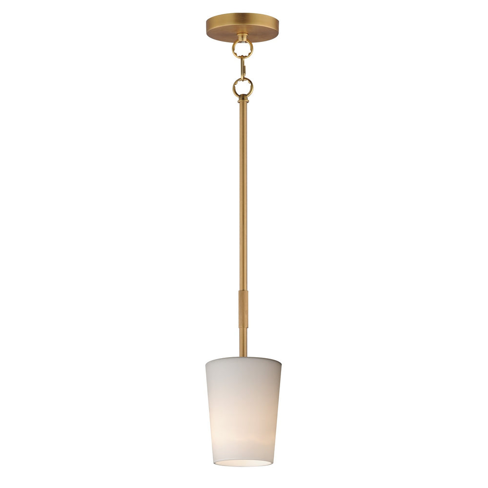 Maxim - One Light Pendant - Durham - Natural Aged Brass- Union Lighting Luminaires Decor