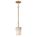 Maxim - One Light Pendant - Durham - Natural Aged Brass- Union Lighting Luminaires Decor