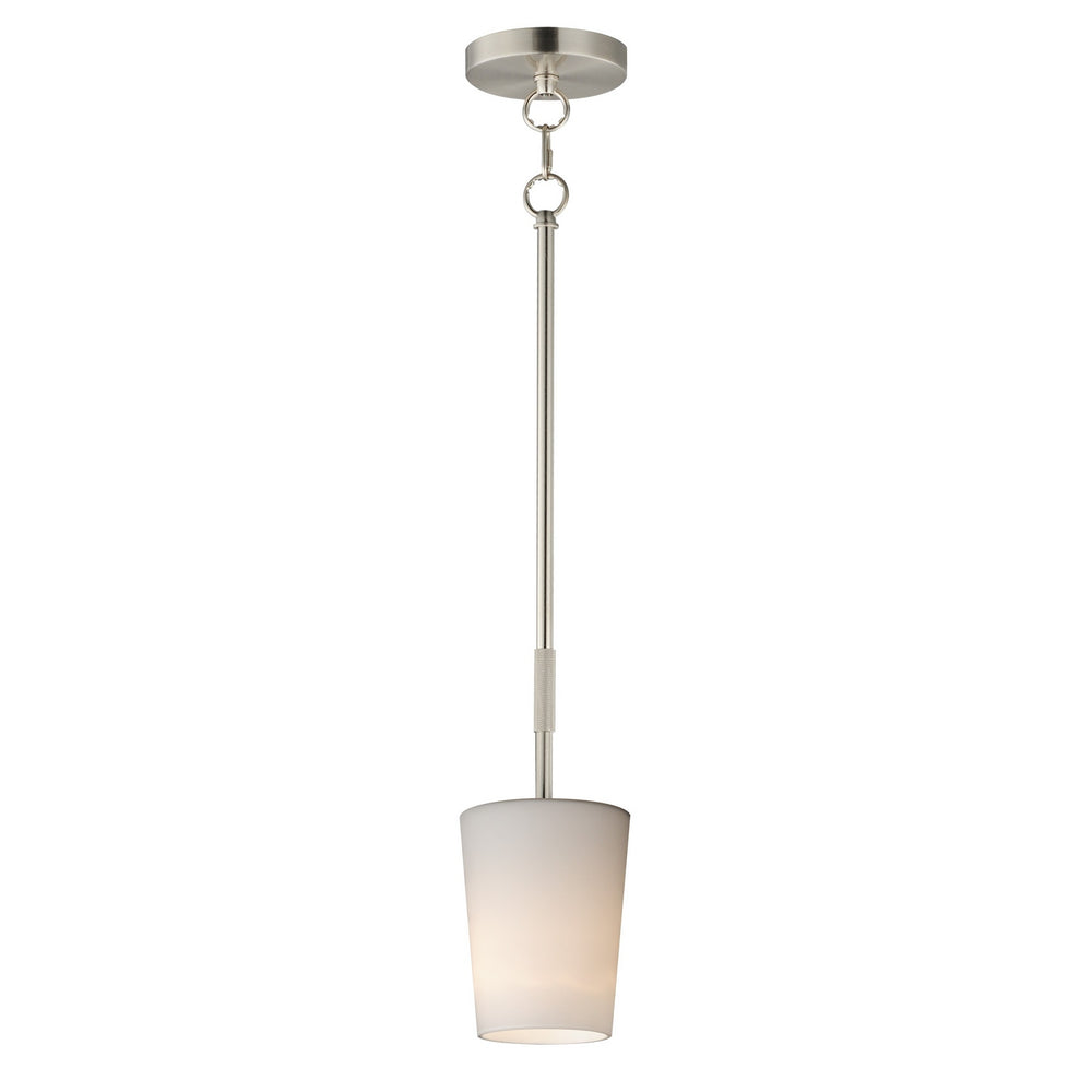 Maxim - One Light Pendant - Durham - Satin Nickel- Union Lighting Luminaires Decor