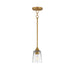 Maxim - One Light Pendant - Hudson - Natural Aged Brass- Union Lighting Luminaires Decor