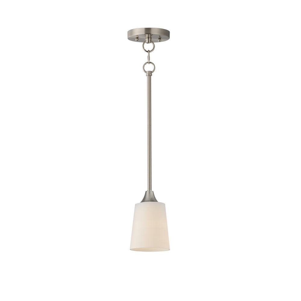 Maxim - One Light Pendant - Hudson - Satin Nickel- Union Lighting Luminaires Decor