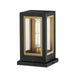 Maxim - One Light Deck Lantern - Neoclass - Black / Gold- Union Lighting Luminaires Decor