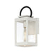 Maxim - One Light Outdoor Wall Lantern - Nassau Vivex - White / Black- Union Lighting Luminaires Decor