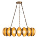 Alora Canada - LED Chandelier - Cortez - Vintage Brass- Union Lighting Luminaires Decor