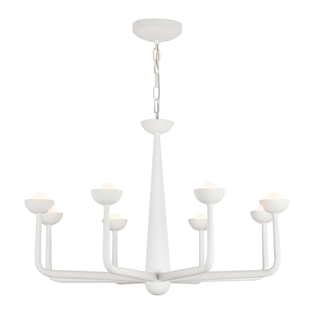 Alora Canada - LED Chandelier - Spade - Antique White- Union Lighting Luminaires Decor