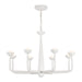 Alora Canada - LED Chandelier - Spade - Antique White- Union Lighting Luminaires Decor
