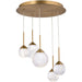 Schonbek Beyond - LED Pendant - Quest - Aged Brass- Union Lighting Luminaires Decor