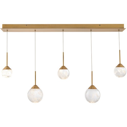 Schonbek Beyond - LED Pendant - Quest - Aged Brass- Union Lighting Luminaires Decor