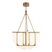 Alora Canada - LED Chandelier - Anders - Vintage Brass- Union Lighting Luminaires Decor