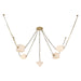 Alora Canada - LED Chandelier - Mineral - Patina Brass/Opal Glass- Union Lighting Luminaires Decor