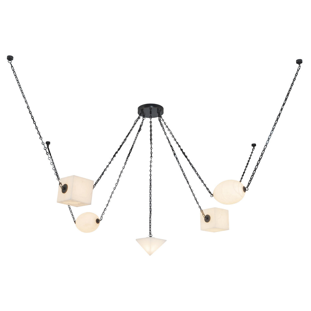 Alora Canada - LED Chandelier - Mineral - Urban Bronze/Alabaster- Union Lighting Luminaires Decor