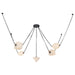 Alora Canada - LED Chandelier - Mineral - Urban Bronze/Matte Opal Glass- Union Lighting Luminaires Decor