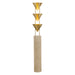 Alora Canada - Three Light Floor Lamp - Versus - Patina Brass- Union Lighting Luminaires Decor