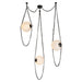 Alora Canada - LED Chandelier - Petra - Urban Bronze/Cloud Glass- Union Lighting Luminaires Decor