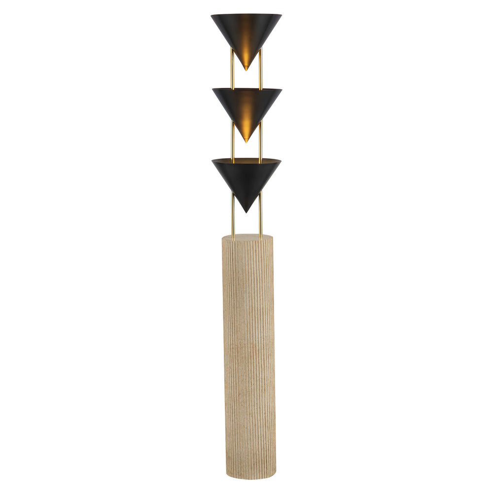 Alora Canada - Three Light Floor Lamp - Versus - Urban Bronze- Union Lighting Luminaires Decor