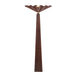 Alora Canada - One Light Floor Lamp - Furrow - Burgundy- Union Lighting Luminaires Decor