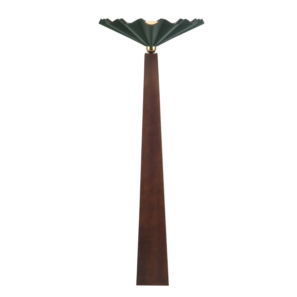 Alora Canada - One Light Floor Lamp - Furrow - Pine Green- Union Lighting Luminaires Decor