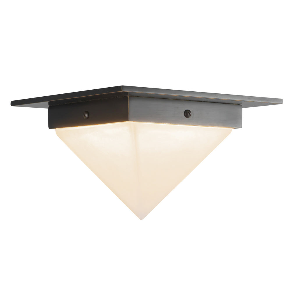 Alora Canada - One Light Flush Mount - Mineral - Urban Bronze/Alabaster- Union Lighting Luminaires Decor