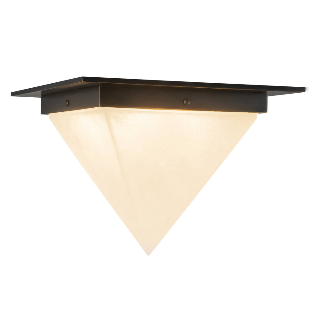 Alora Canada - One Light Flush Mount - Mineral - Urban Bronze/Alabaster- Union Lighting Luminaires Decor