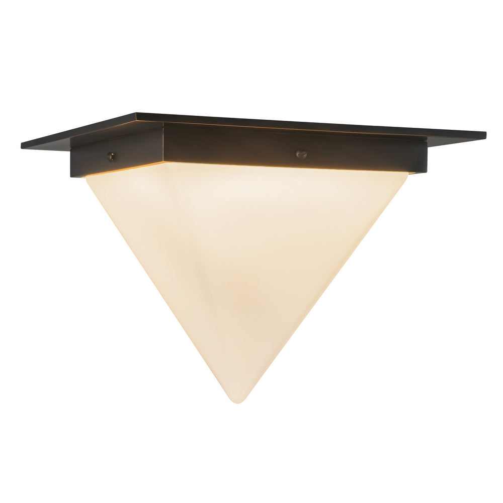 Alora Canada - One Light Flush Mount - Mineral - Urban Bronze/Matte Opal Glass- Union Lighting Luminaires Decor