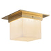 Alora Canada - One Light Flush Mount - Mineral - Patina Brass/Alabaster- Union Lighting Luminaires Decor