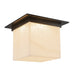 Alora Canada - One Light Flush Mount - Mineral - Urban Bronze/Alabaster- Union Lighting Luminaires Decor