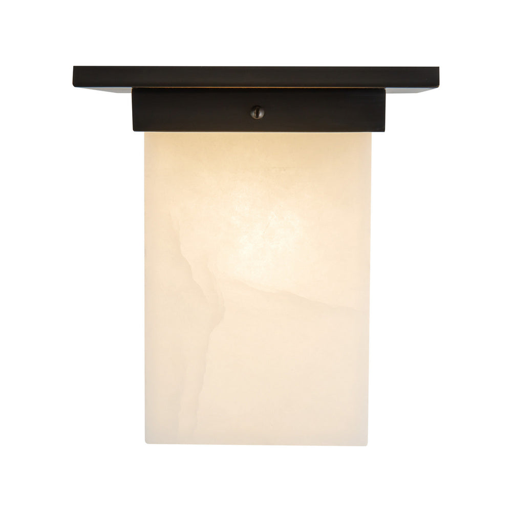 Alora Canada - One Light Flush Mount - Mineral - Urban Bronze/Alabaster- Union Lighting Luminaires Decor