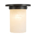 Alora Canada - One Light Flush Mount - Mineral - Urban Bronze/Alabaster- Union Lighting Luminaires Decor