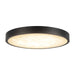 Alora Canada - LED Flush Mount - Evelyn - Matte Black/Alabaster- Union Lighting Luminaires Decor
