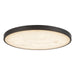 Alora Canada - LED Flush Mount - Evelyn - Matte Black/Alabaster- Union Lighting Luminaires Decor