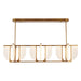 Alora Canada - LED Linear Pendant - Anders - Vintage Brass- Union Lighting Luminaires Decor