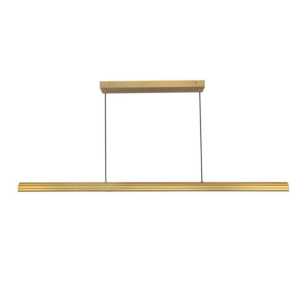 Alora Canada - LED Linear Pendant - Dottie - Brushed Gold- Union Lighting Luminaires Decor