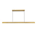 Alora Canada - LED Linear Pendant - Dottie - Brushed Gold- Union Lighting Luminaires Decor