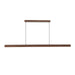 Alora Canada - LED Linear Pendant - Dottie - Walnut- Union Lighting Luminaires Decor
