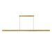 Alora Canada - LED Linear Pendant - Dottie - Brushed Gold- Union Lighting Luminaires Decor