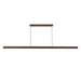 Alora Canada - LED Linear Pendant - Dottie - Walnut- Union Lighting Luminaires Decor