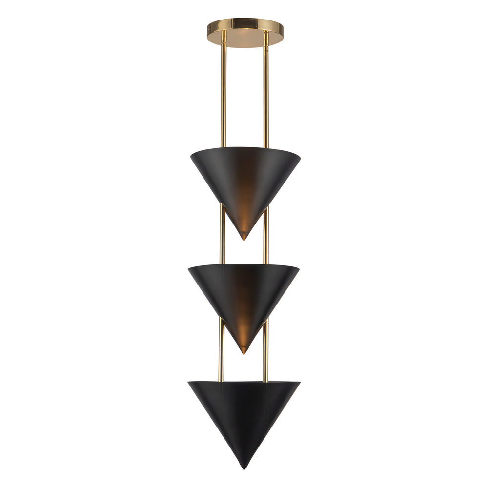 Alora Canada - Three Light Pendant - Versus - Urban Bronze- Union Lighting Luminaires Decor