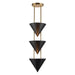Alora Canada - Three Light Pendant - Versus - Urban Bronze- Union Lighting Luminaires Decor