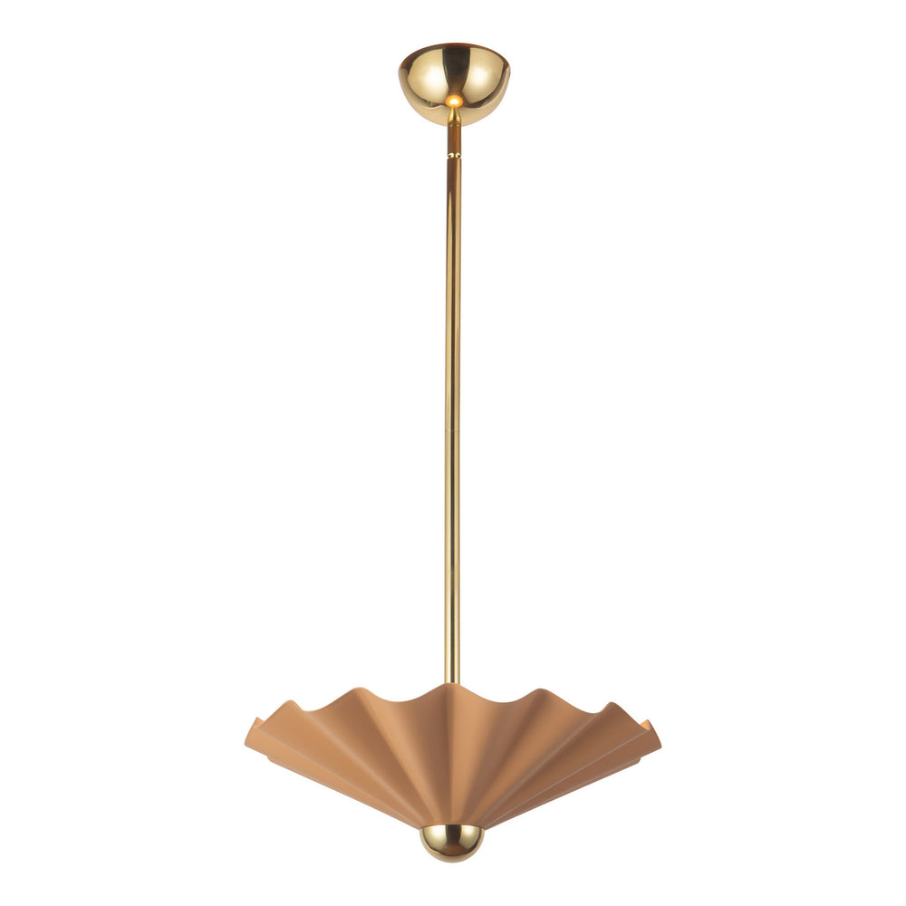 Alora Canada - LED Pendant - Furrow - Peach- Union Lighting Luminaires Decor