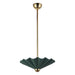 Alora Canada - LED Pendant - Furrow - Pine Green- Union Lighting Luminaires Decor