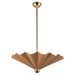 Alora Canada - LED Pendant - Furrow - Peach- Union Lighting Luminaires Decor