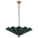 Alora Canada - LED Pendant - Furrow - Pine Green- Union Lighting Luminaires Decor