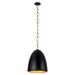 Alora Canada - One Light Pendant - Grant - Matte Black- Union Lighting Luminaires Decor