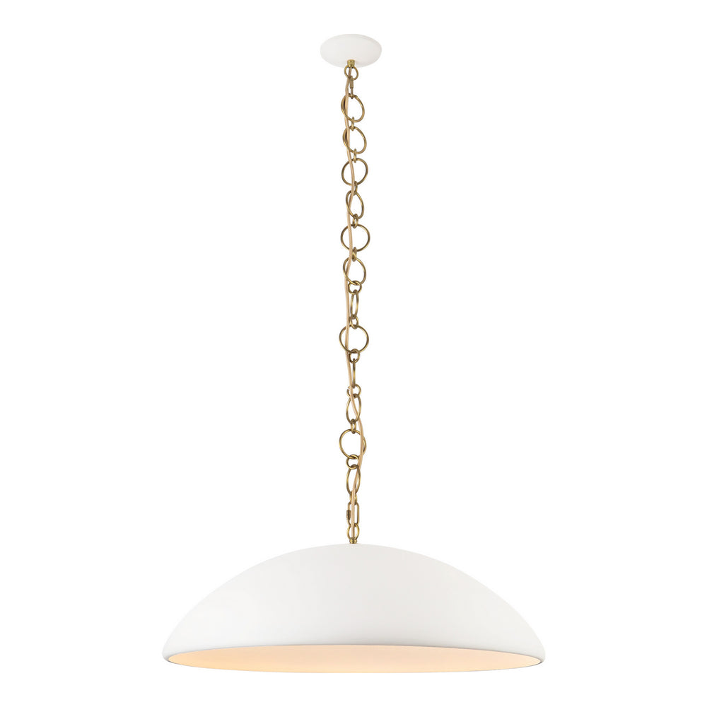 Alora Canada - One Light Pendant - Grant - Antique White- Union Lighting Luminaires Decor