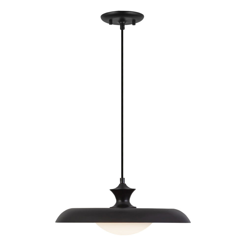 Alora Canada - One Light Pendant - Minori - Glossy Black- Union Lighting Luminaires Decor