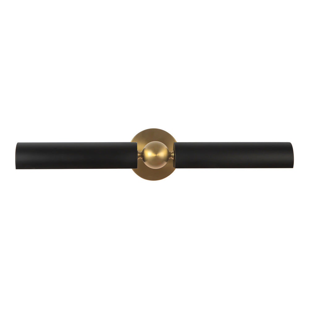 Alora Canada - Two Light Picture Light - Cole - Brushed Gold/Matte Black- Union Lighting Luminaires Decor
