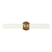 Alora Canada - Two Light Picture Light - Cole - Brushed Gold/White- Union Lighting Luminaires Decor