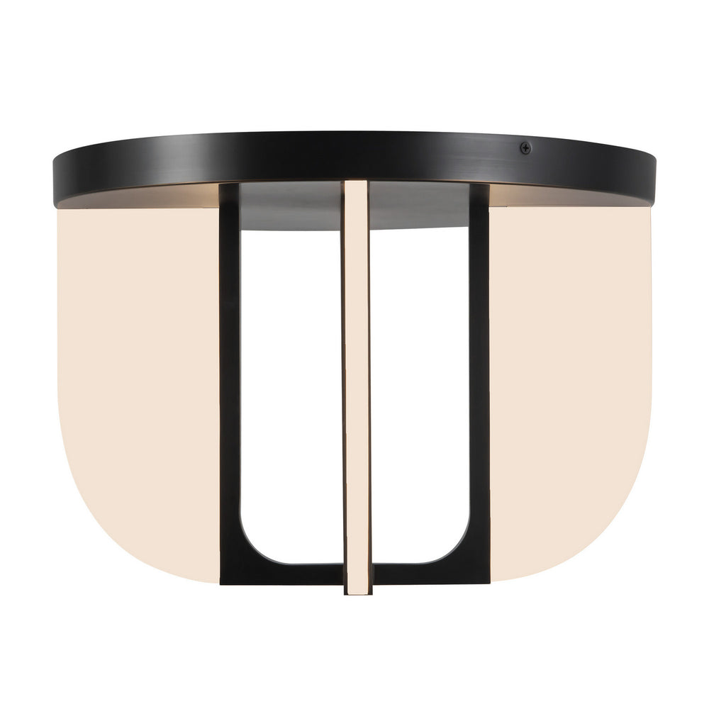 Alora Canada - LED Semi-Flush Mount - Anders - Urban Bronze- Union Lighting Luminaires Decor
