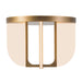 Alora Canada - LED Semi-Flush Mount - Anders - Vintage Brass- Union Lighting Luminaires Decor