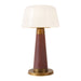 Alora Canada - LED Table Lamp - Clemence - Burgundy- Union Lighting Luminaires Decor